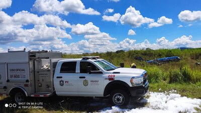 En la aeronave viajaban 7 personas, que la evacuaron por su propio pie