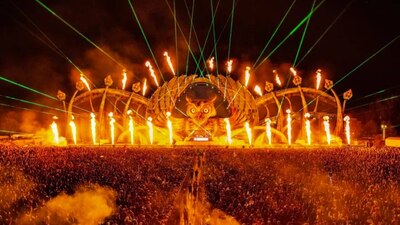 El festival se caracteriza por su espectáculo de juegos pirotécnicos