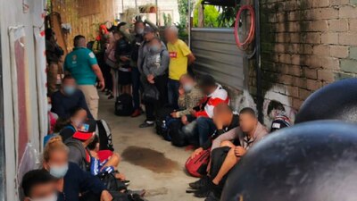 Fueron llevados a las oficinas del Instituto Nacional de Migración para repatriarlos