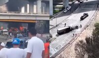 Explosión en Puente de la Concordia: resultan afectados 70 pasajeros y 2 conductores del Trolebús Elevado