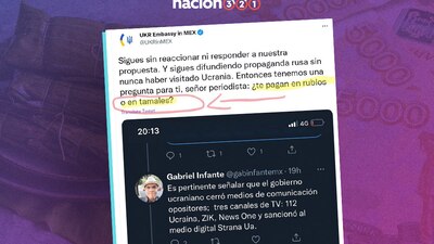 La respuesta de la Embajada de Ucrania causó polémica entre los internautas