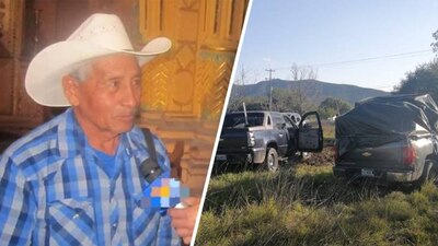 Justiniano Montero Olguín, de la comunidad pame, fue rescatado junto a su nieto.