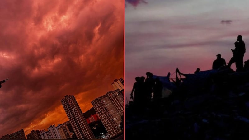 Captan cielo rojo en Venezuela ¿qué hay detrás de este fenómeno, se relaciona con el terremoto?