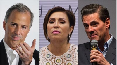 José Antonio Meade Kuribreña, Rosario Robles Berlanga y Enrique Peña Nieto