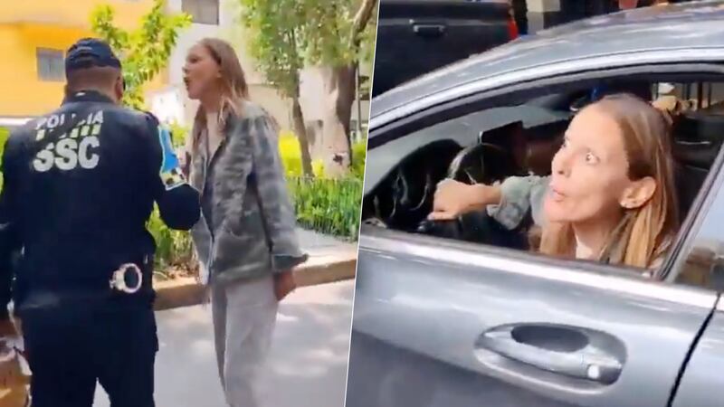 ‘Lady Racista’ ya rindió su declaración ante las autoridades, asegura su expareja