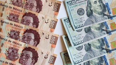 Este lunes, el tipo de cambio cerró en las 16.74 unidades