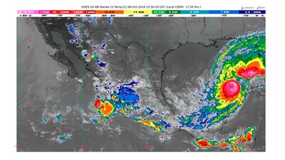 Así se ve el pronóstico del clima en la República Mexicana