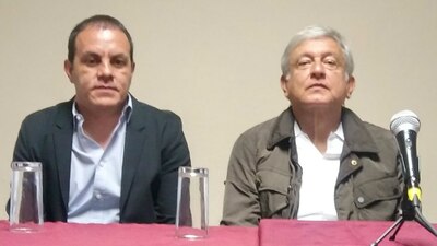 Cuauhtémoc Blanco y AMLO quieren que Morena gobierne Morelos y el país