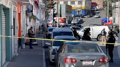 Autoridades acordonaron el lugar del ataque