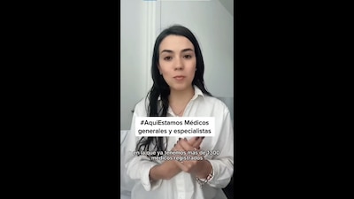 Fue una de las doctoras que levantaron la voz en contra de la contratación de médicos cubanos