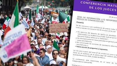 El ejercicio está motivado por el 'Colectivo 41', que conforman mil 500 jueces y magistrados del Poder Judicial