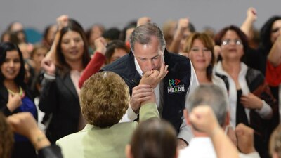José Antonio Meade durante un evento de campaña en Durango, el pasado miércoles