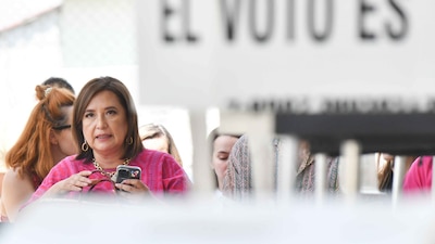 La candidata presidencial acusó una "elección de Estado"