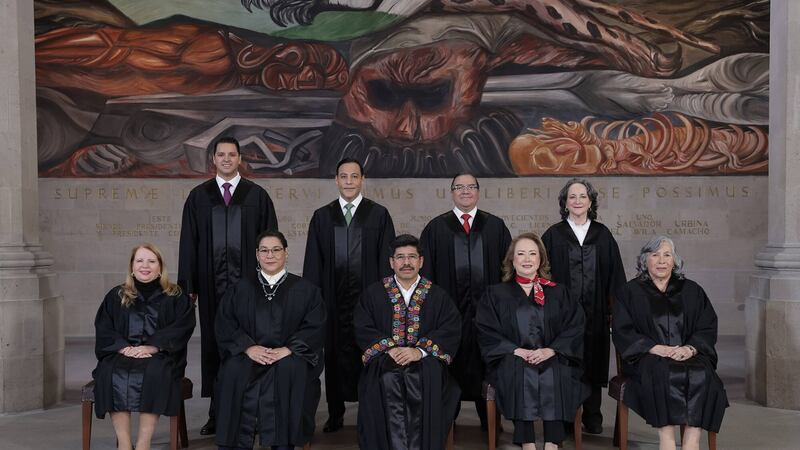 Revelan foto oficial de los nuevos integrantes del peno de la Suprema Corte de Justicia de la Nación