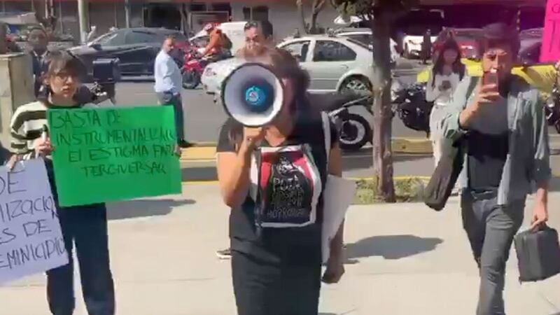 Activistas protestan en el Poder Judicial de la CDMX; exigen justicia por transfeminicidios