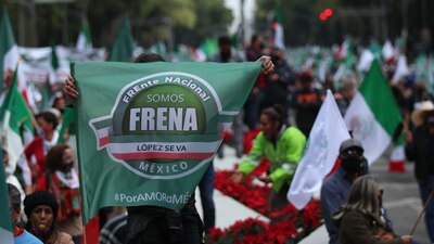 El grupo busca la salida del presidente Andrés Manuel López Obrador