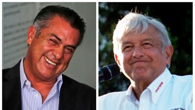 'El Bronco' es independiente y AMLO fue postulado por Morena, PT y PES