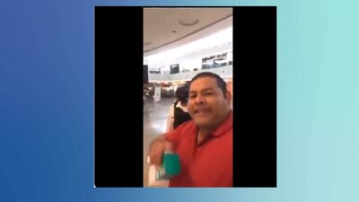 Un hombre se rehusó a utilizar cubrebocas en un centro comercial