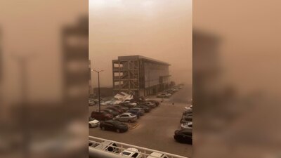 La tormenta se produjo a las 15:30 horas en la zona rural