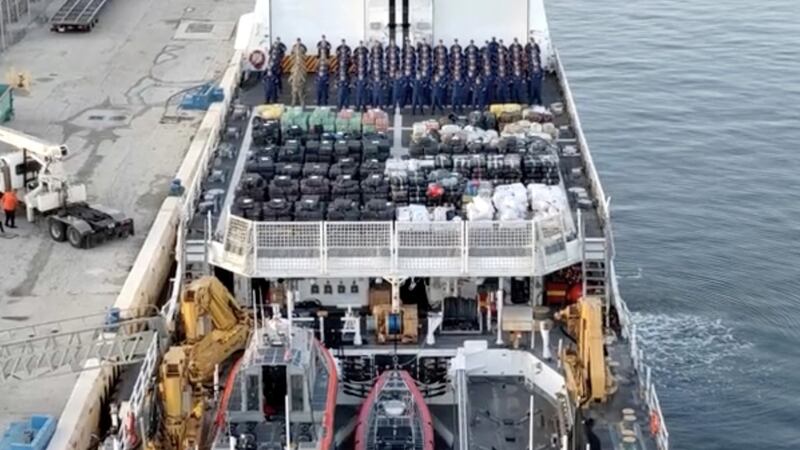 EU incauta más de 34 mil dosis de droga en aguas de Centro y Sur de América