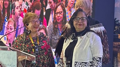 El galardón se lo otorgó la Asociación Internacional de Mujeres Juezas