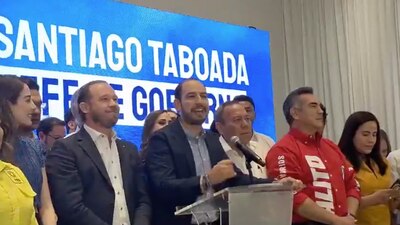 Marcko Cortés felicitó a Santiago Taboada por su "victoria" en la CDMX