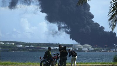 La Base de Supertanqueros de Matanzas, se vio afectada por una tormenta