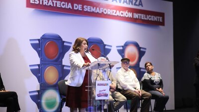 La candidata presentó su plan de movilidad