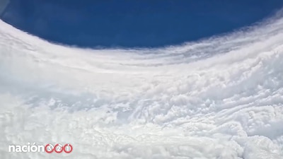 VIDEO: Así luce por dentro el Huracán ‘Polo’, un cazahuracanes entró al ojo del ciclón