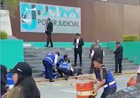 Menor de edad dispara contra abogado frente a Juzgados en la Doctores; policía hiere al agresor