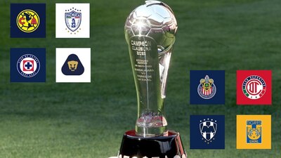Serán América vs Pachuca, Cruz Azul vs Pumas, Toluca vs Chivas y Monterrey vs Tigres