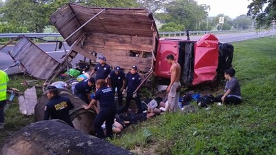 Según autoridades municipales, los migrantes serían de nacionalidad cubana