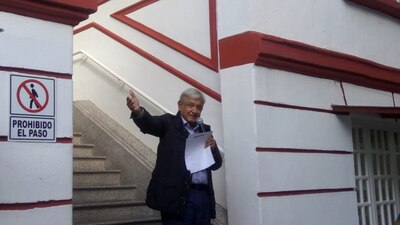 López Obrador ofreció un mensaje a medios este sábado