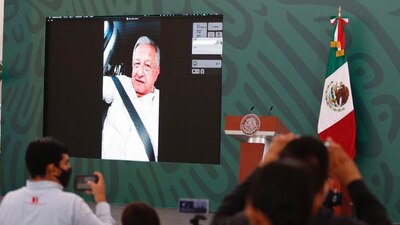 La mañanera no tuvo a su protagonista en vivo.