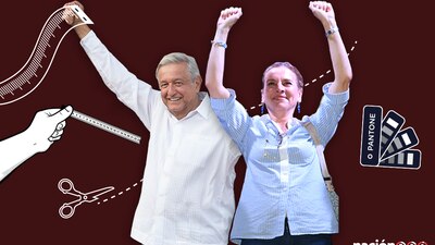 López Obrador y Beatriz Gutiérrez.