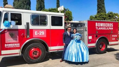 Abigail llamó a la sesión de fotos “Homenaje a mis Héroes Familiares”