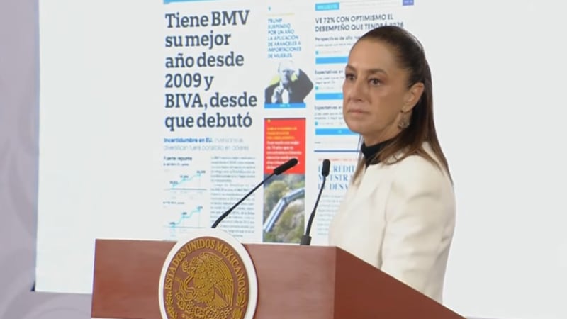 “Estamos por arriba del Euro”: Sheinbaum celebra fortaleza del peso mexicano