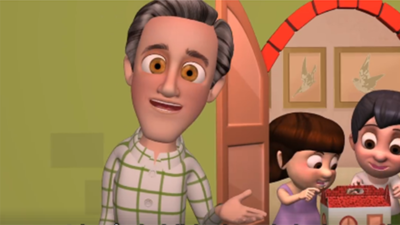 El priista animado salió a dar un mensaje a los niños