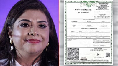 La candidata a la CDMX mostró su acta de nacimiento 'chilanga'