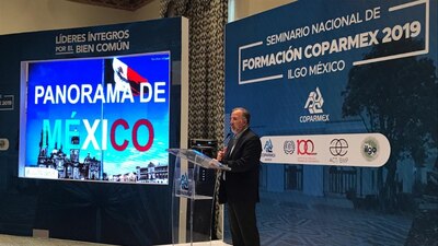 José Antonio Meade durante el Seminario de Formación de Líderes de la Coparmex