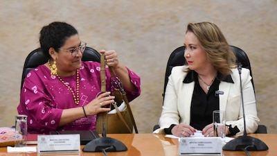 La ministra participó en los 'Diálogos nacionales sobre la reforma constitucional al Poder Judicial'