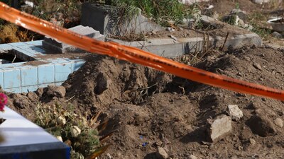 El cuerpo del pequeño fue extraído de su tumba y llevado a u penal en Puebla