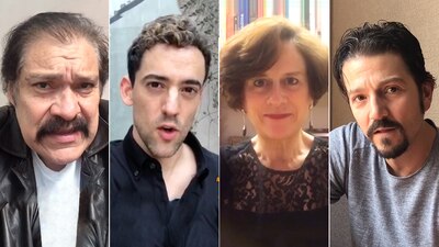 Joaquín Cosío, Luis Gerardo Méndez, Denise Dresser y Diego Luna