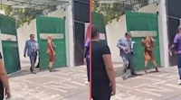 Activistas agreden a ‘Lady Peruana’ a las afueras de juzgados de la CDMX