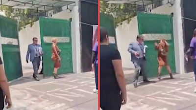 Feministas agreden a ‘Lady Peruana’ a las afueras de juzgados de la CDMX