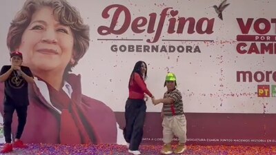 El famoso bailarín agradeció a"la futura gobernadora"