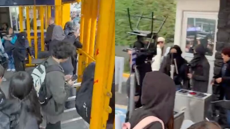 Encapuchados toman las instalaciones de la Prepa 8 de la UNAM