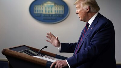 El presidente de Estados Unidos ya se encuentra hospitalizado en el Centro Médico Militar Nacional Walter Reed