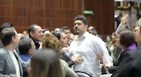 Piden hacer antidoping al diputado morenista Zenyazen Escobar tras pleito en San Lázaro