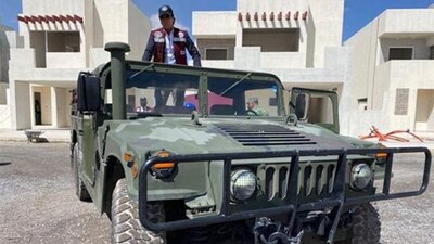 El actor presumió su recorrido, en el cual hubo miembros del Ejército, en redes sociales